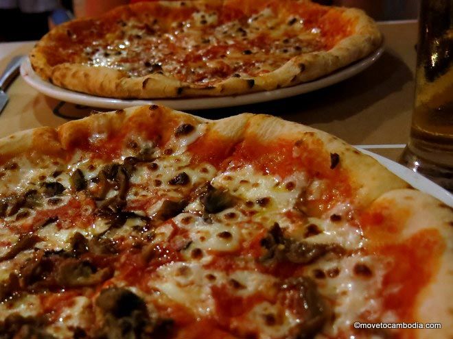 Pizza at Il Forno in Siem Reap