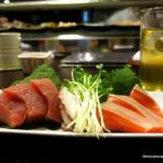 Sashimi platter at the Sushi Bar in Phnom Penh