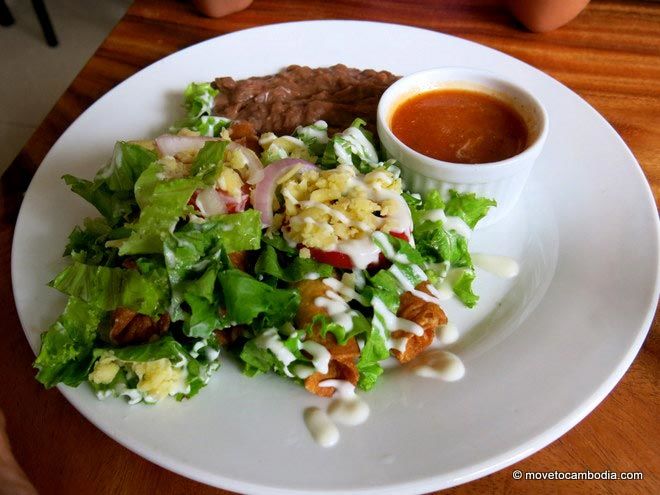 Flautas at Alma Cafe in Phnom Penh