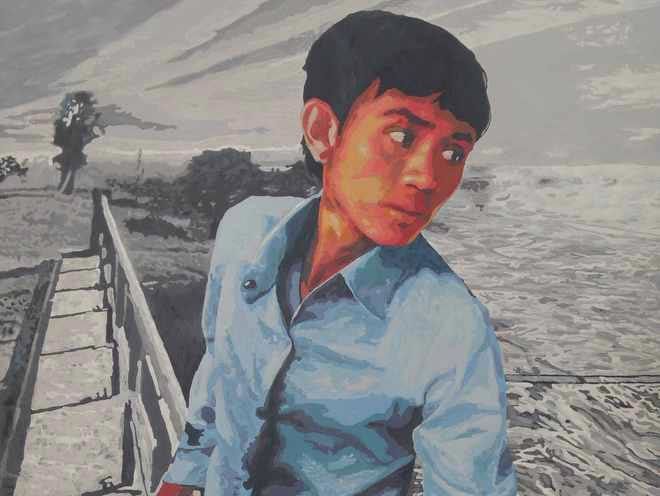 Boy at Trapeang Thmor by Lim Muy Theam