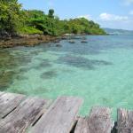 A view off the pier at Koh Totang, Cambodia.