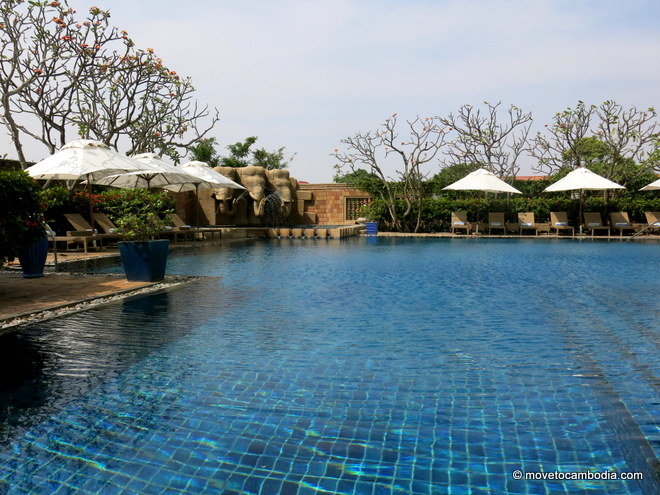 InterContinental Hotel Pool in Phnom Penh, Cambodia