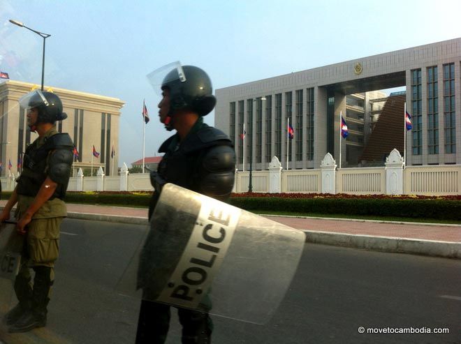 Phnom Penh riot police