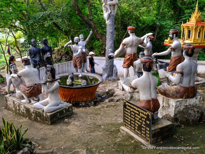 Buddhist hell at Phnom Sampeou