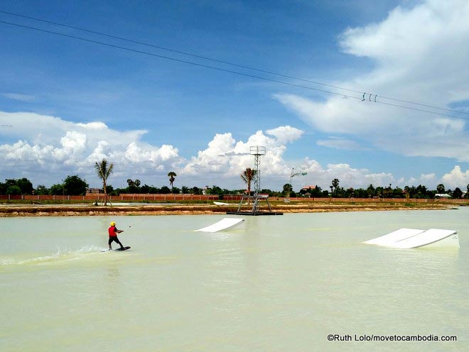 Cambodia wake park wakeboarding