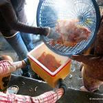 Cooking crabs at Kep Crab Market