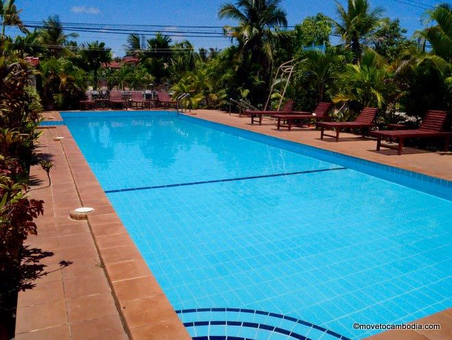 Kampot Guesthouse pool