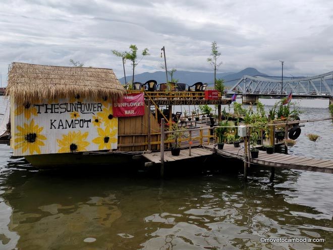 Kampot river cruise boat