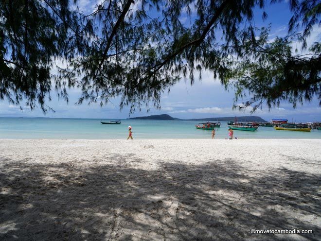 Monkey Island beach Koh Rong