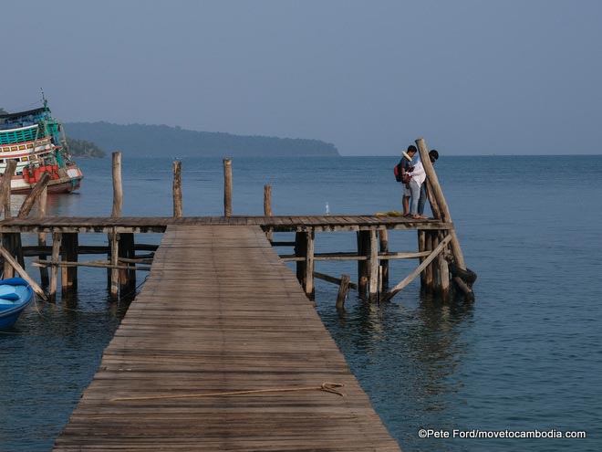 pier at Koh Sdach Cambodia