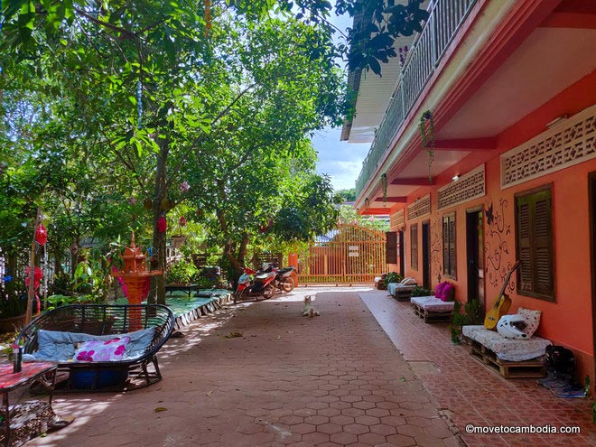 Krousar Khmer's Home Siem Reap garden