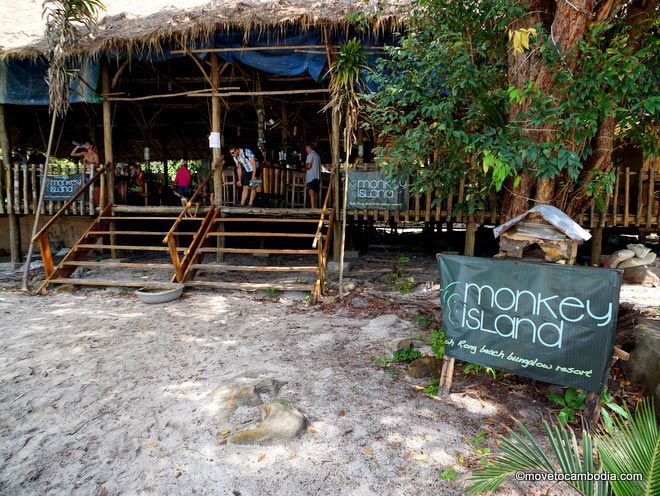 Monkey Island restaurant Koh Rong