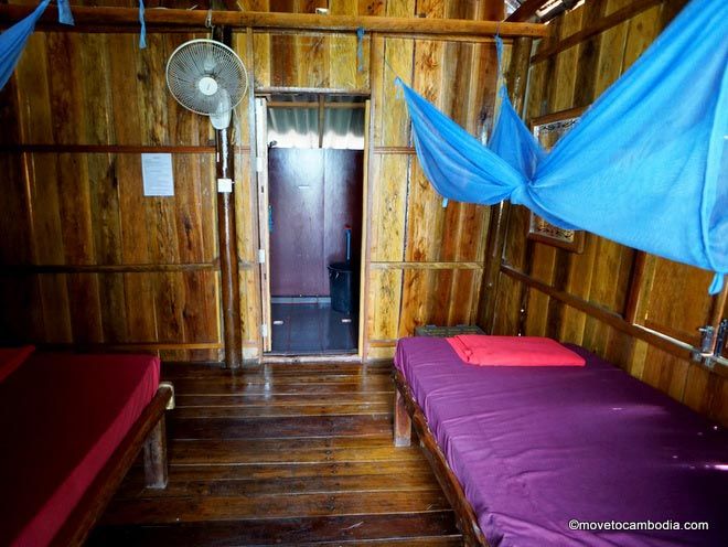 Monkey Island bungalow interior Koh Rong