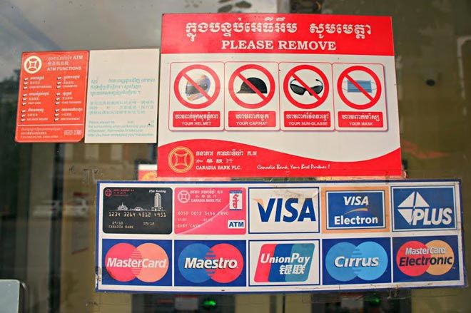 Phnom Penh free ATMs