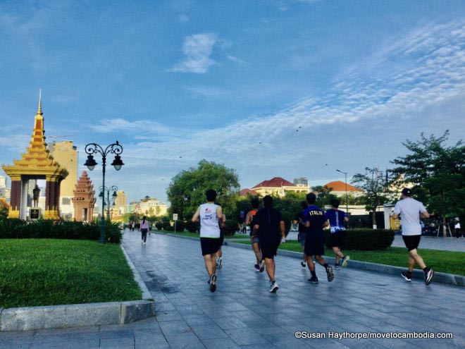 running in Phnom Penh