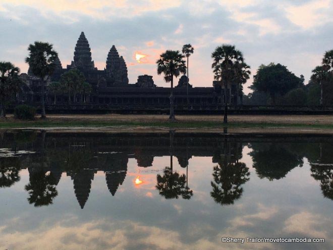 Angkor Wat sunset empty coronavirus