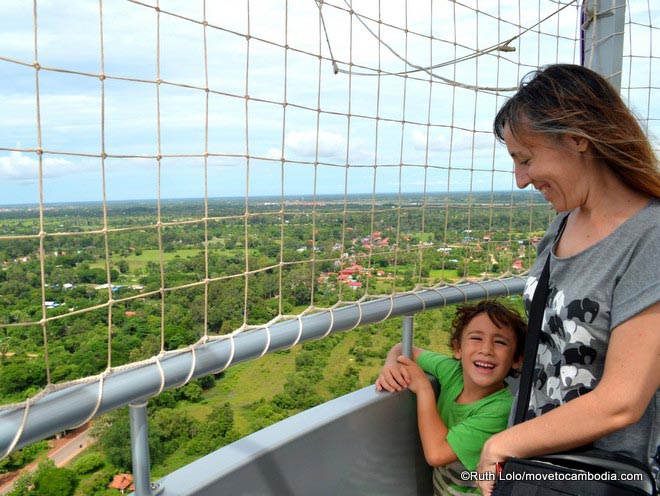 The view from Angkor Balloon Siem Reap