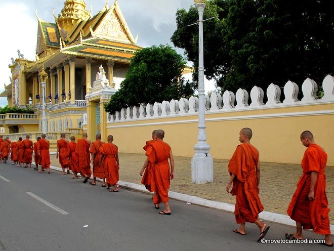 cambodian monks