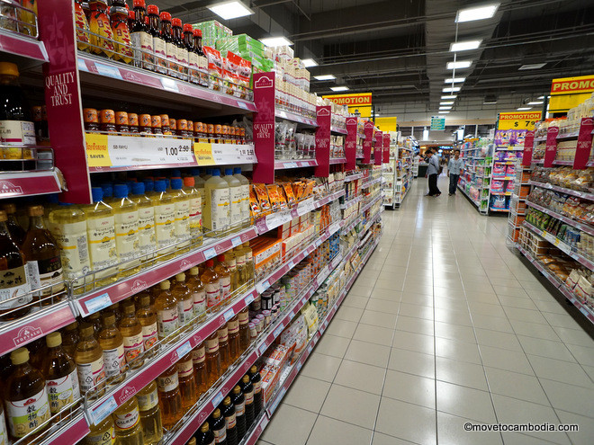 Phnom Penh groceries Aeon Mall